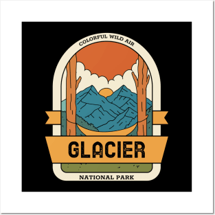 Glacier National Park Vintage Travel Posters and Art